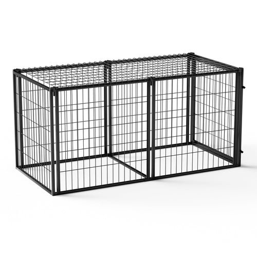 Dog Crate 63' Dog Kennel for Small Medium Dogs, Puppy Dog Playpen with