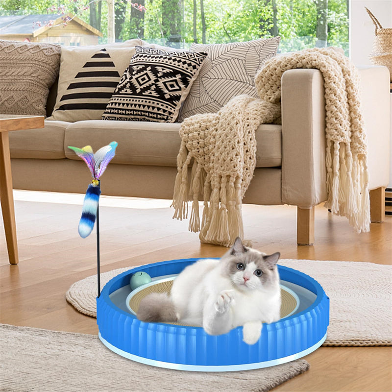 NEW Round Cat Scratching Board Wear-resistant Anti-scratch Claw