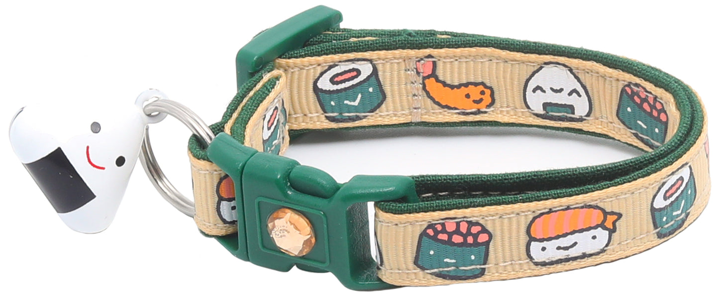 Sushi Rolls Breakaway Cat Collar