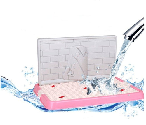 Dog Toilet Puppy Dog Supplies Teddy Dog Urinal Potty Golden Hair