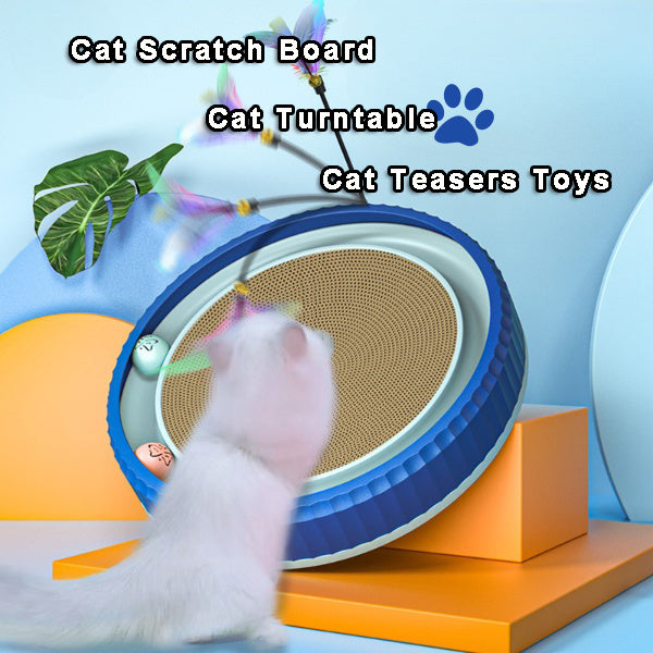 NEW Round Cat Scratching Board Wear-resistant Anti-scratch Claw