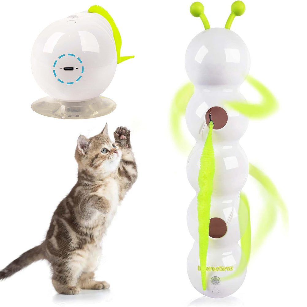 Teasing Cat Toy Automatic Pes Toy With Tail Motion Activated Kitten