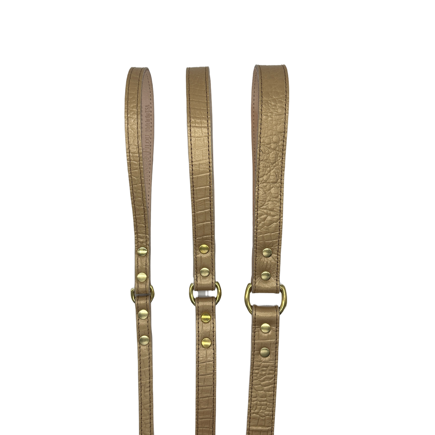 Croc Leather Dog Leashes