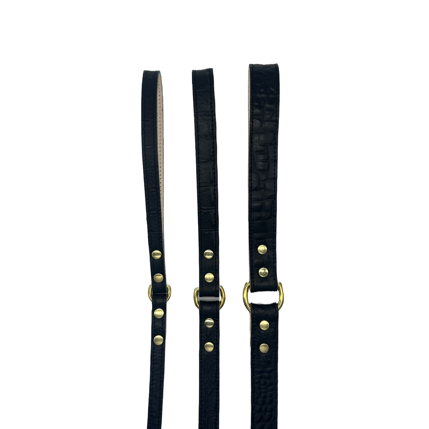 Croc Leather Dog Leashes