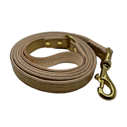 Croc Leather Dog Leashes