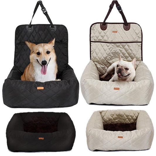 2-in-1 dog travel bed