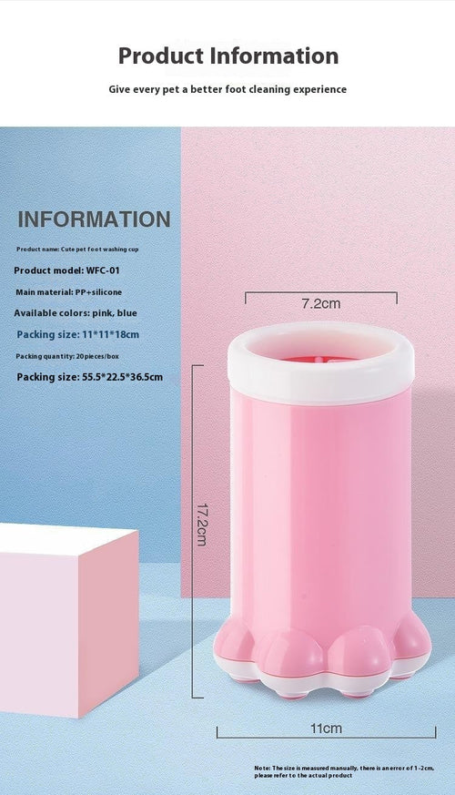 Dog Cleaning And Beauty Tools Portable Pets Dog's Paw Large Silicone