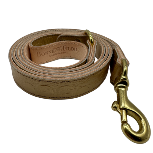 Croc Leather Dog Leashes