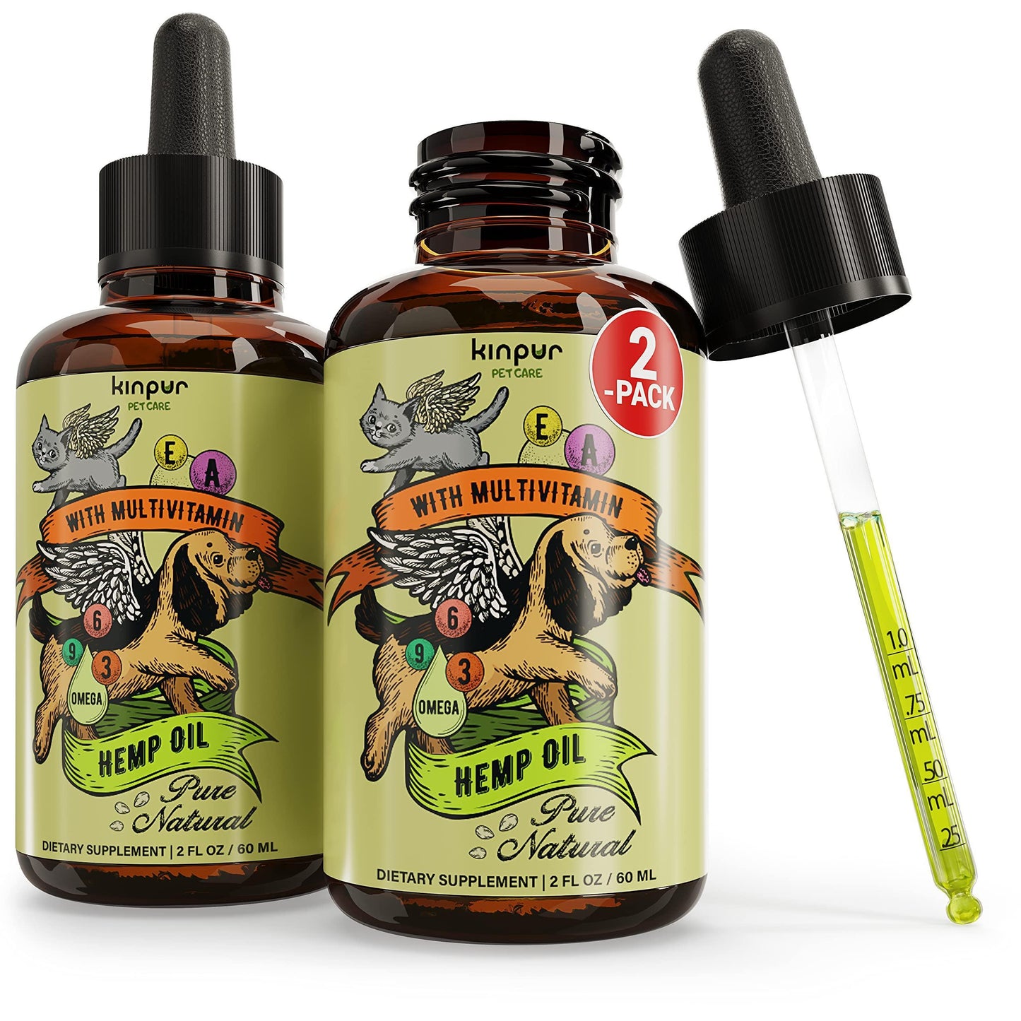 Pet Hemp Oil Cat and Dog Calming