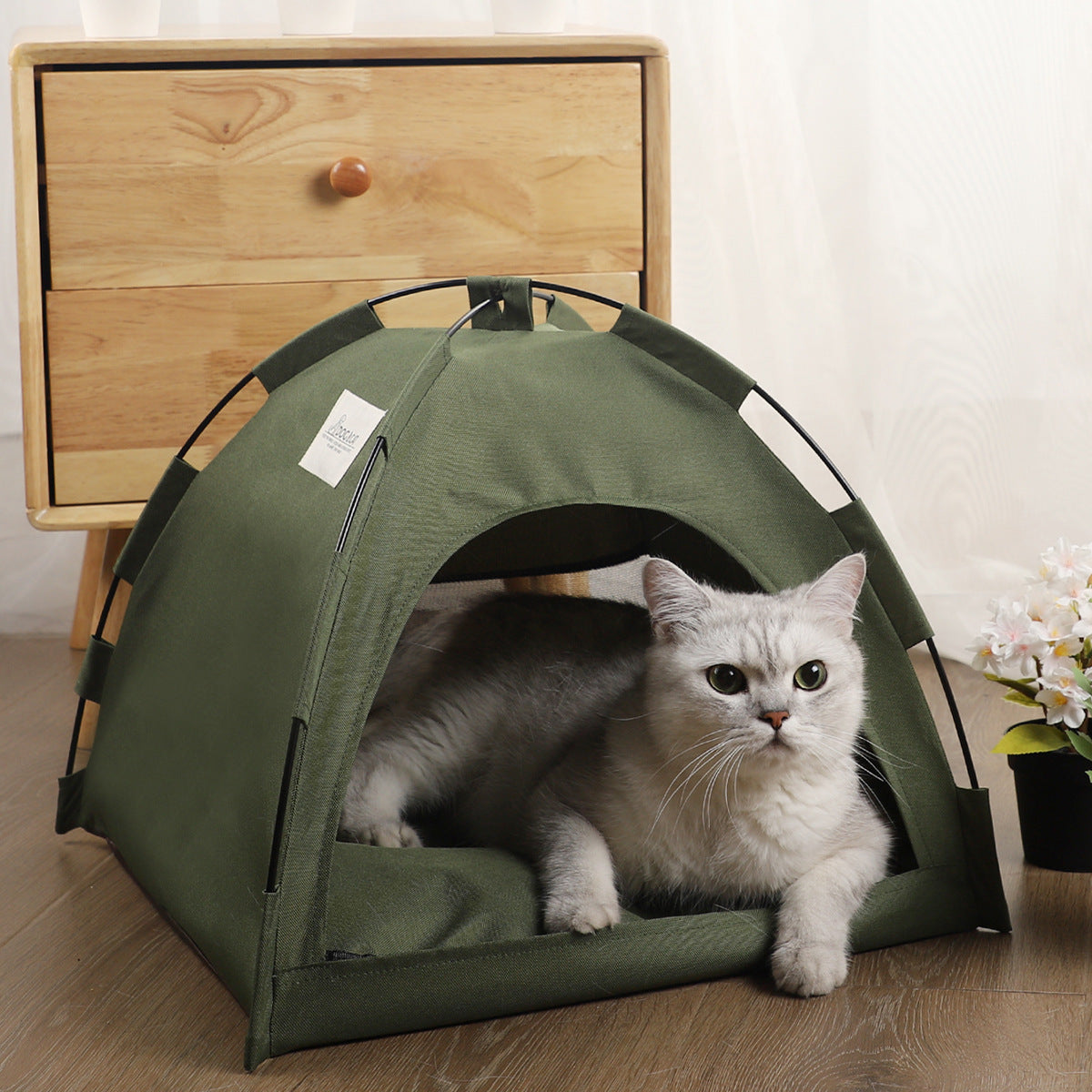 cat tent bed cooling mat