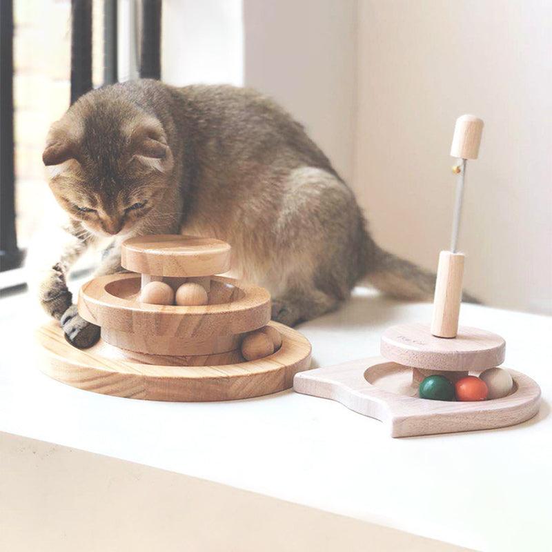 Whimsicat Wooden Interactive Cat Toy