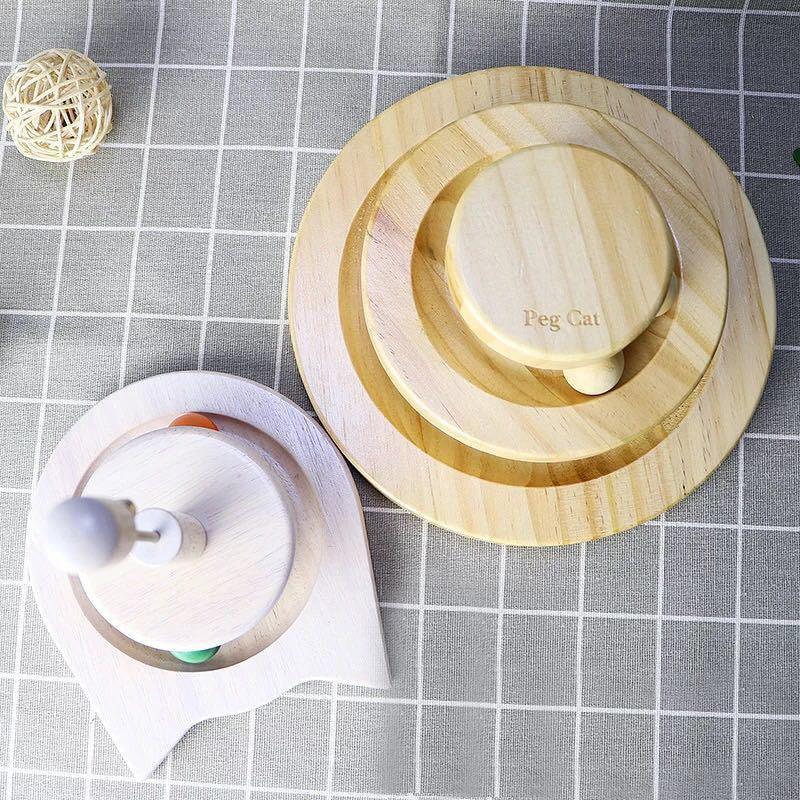 Whimsicat Wooden Interactive Cat Toy