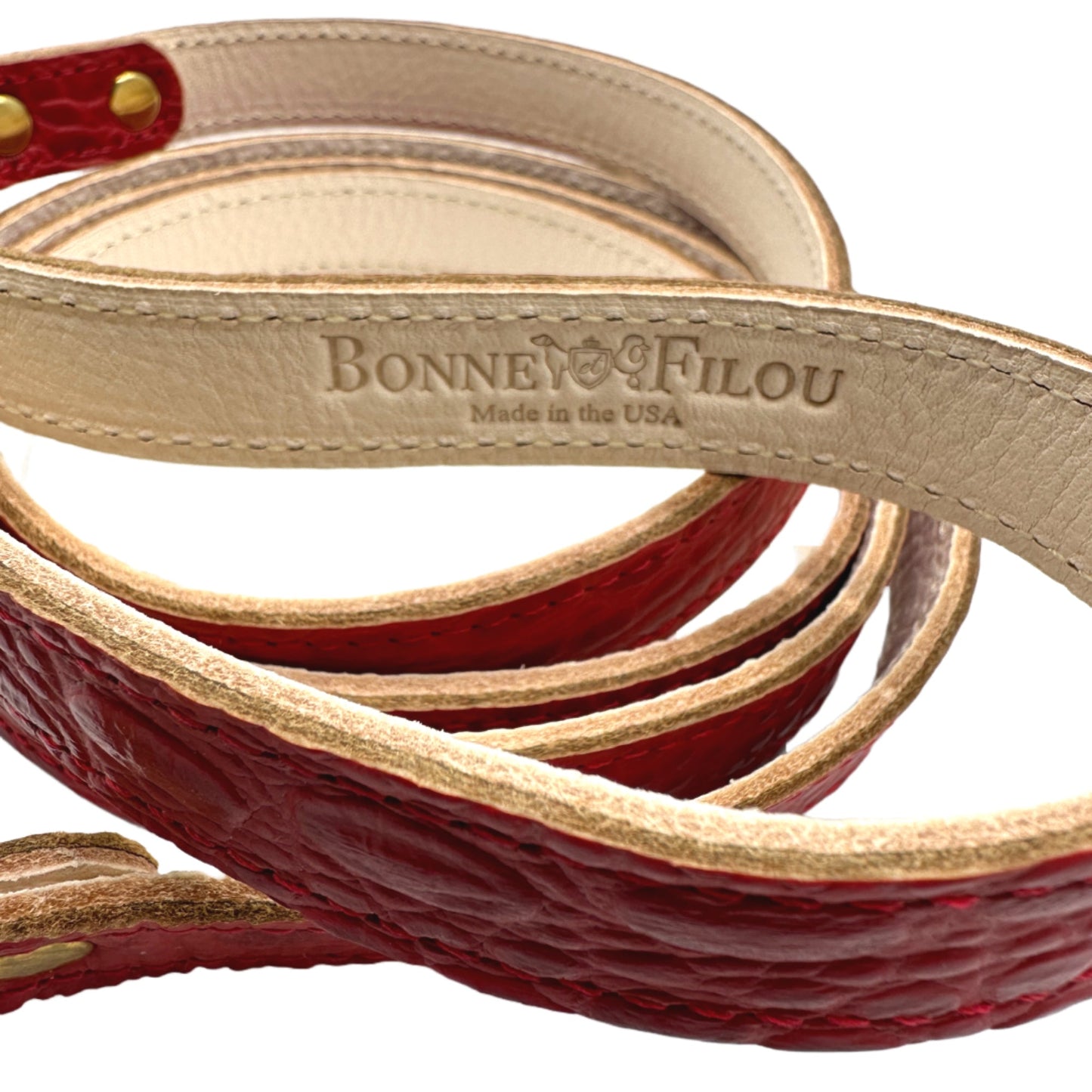 Croc Leather Dog Leashes