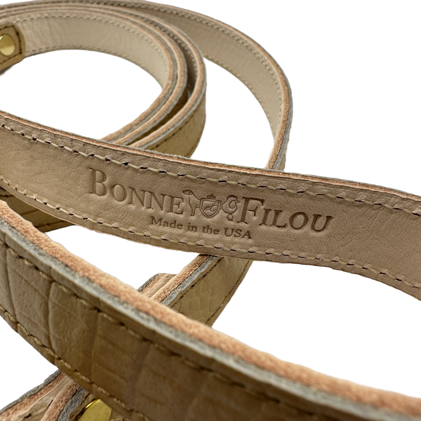 Croc Leather Dog Leashes