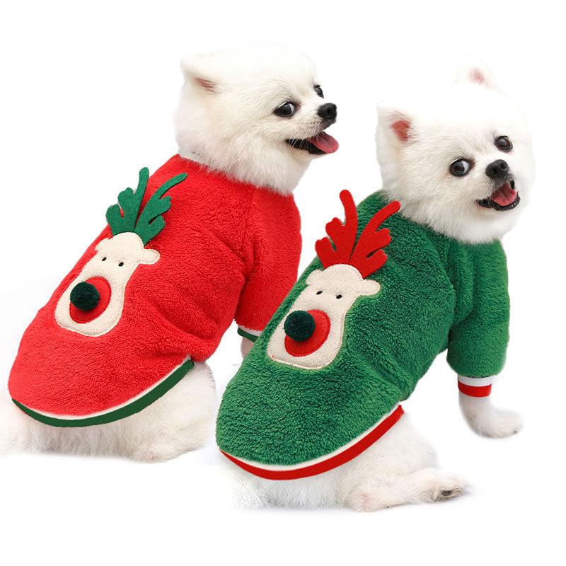 Festive Furry Friend Christmas Sweater