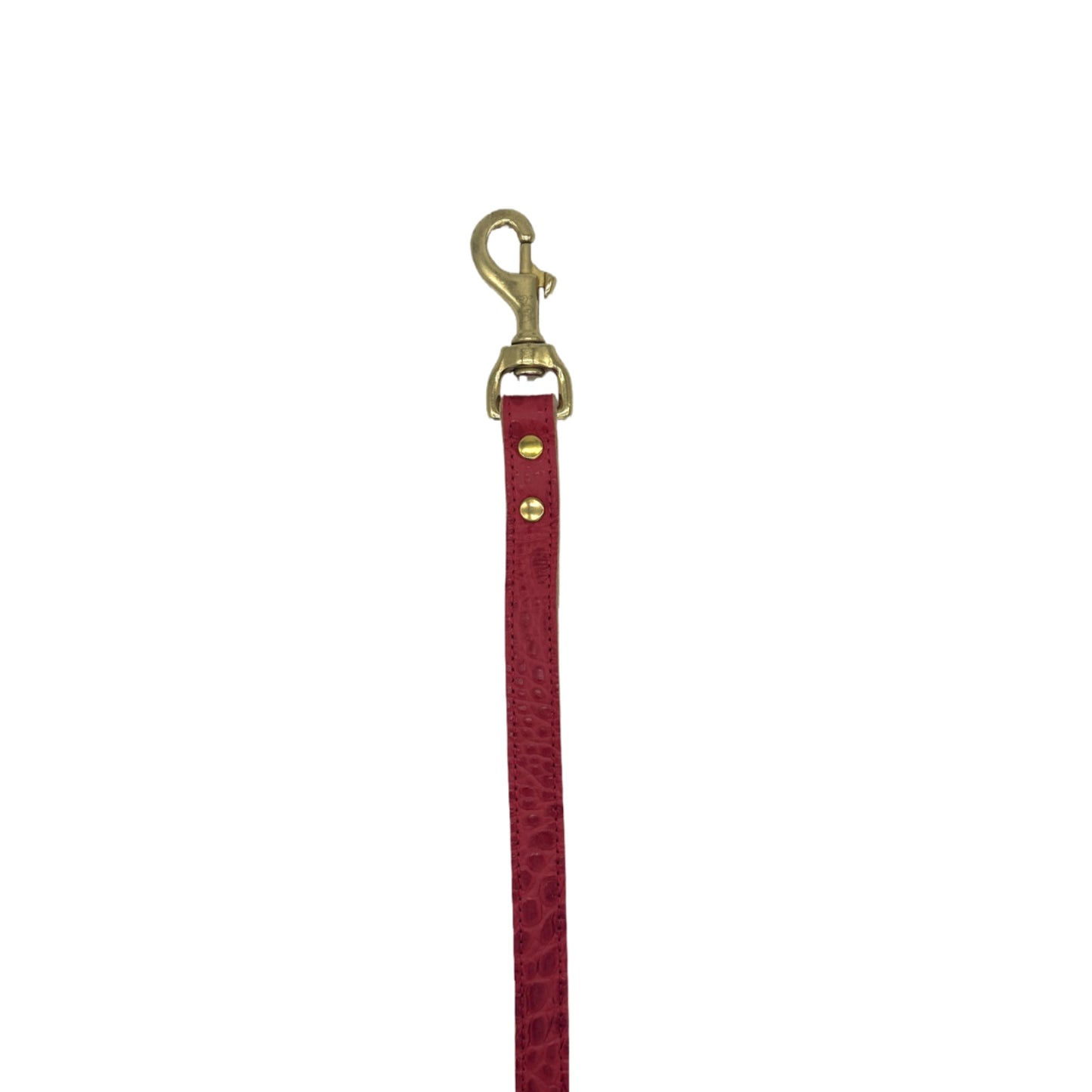 Croc Leather Dog Leashes