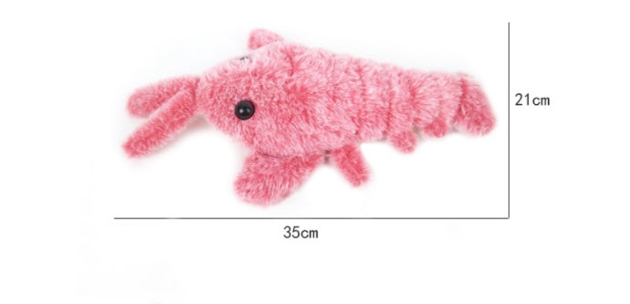Pet Toys Electric Jumping Shrimp USB Charging Simulation Lobster Funny