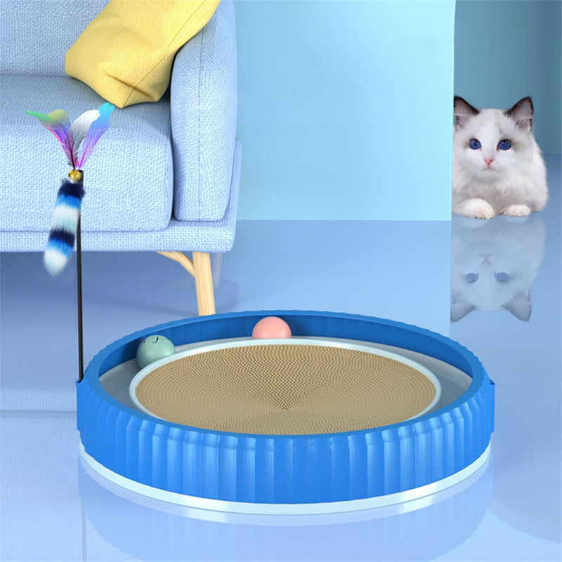 NEW Round Cat Scratching Board Wear-resistant Anti-scratch Claw