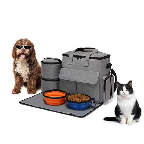 Dog Travel Bag Kit Pet Bag Out Travel Convenient Large-capacity