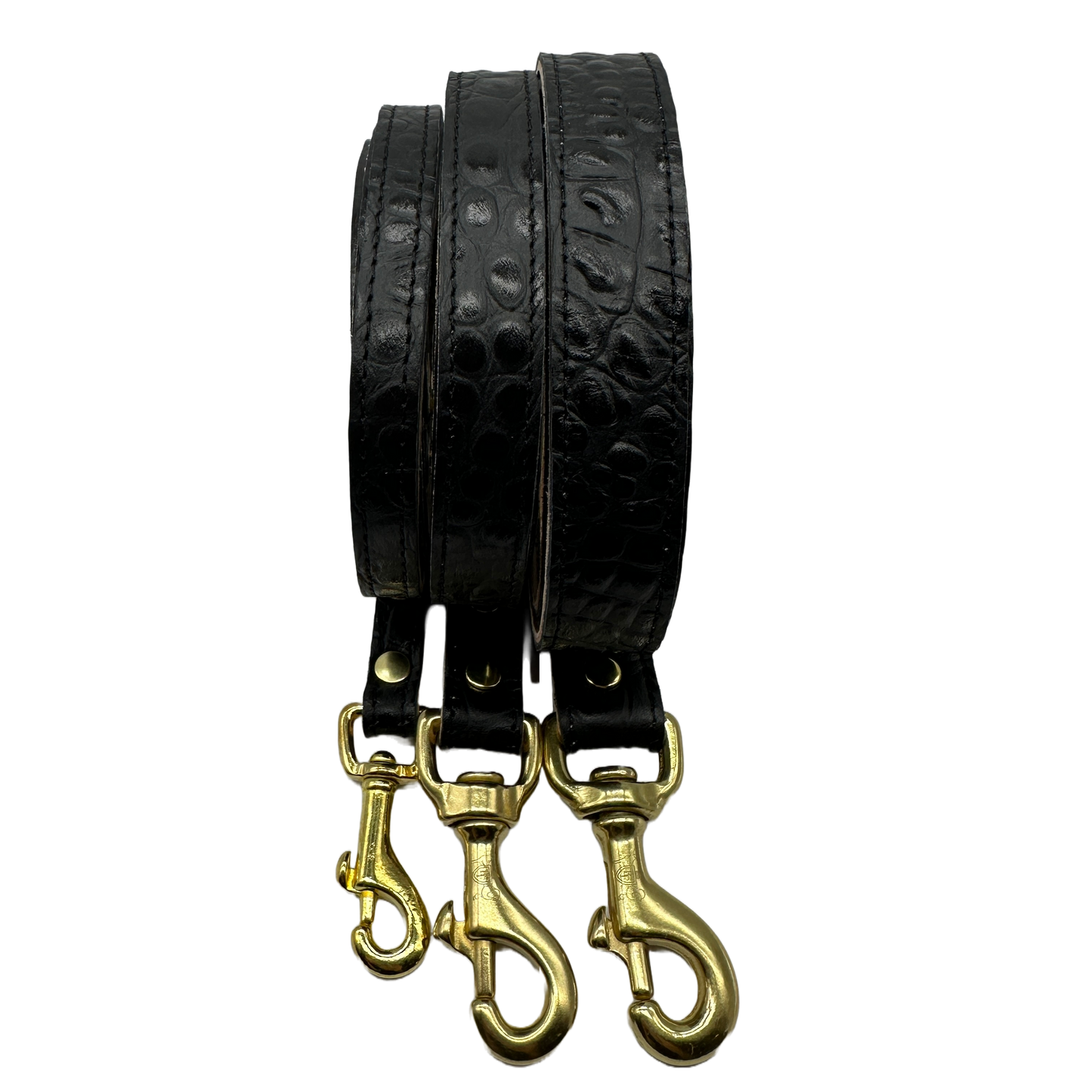 Croc Leather Dog Leashes