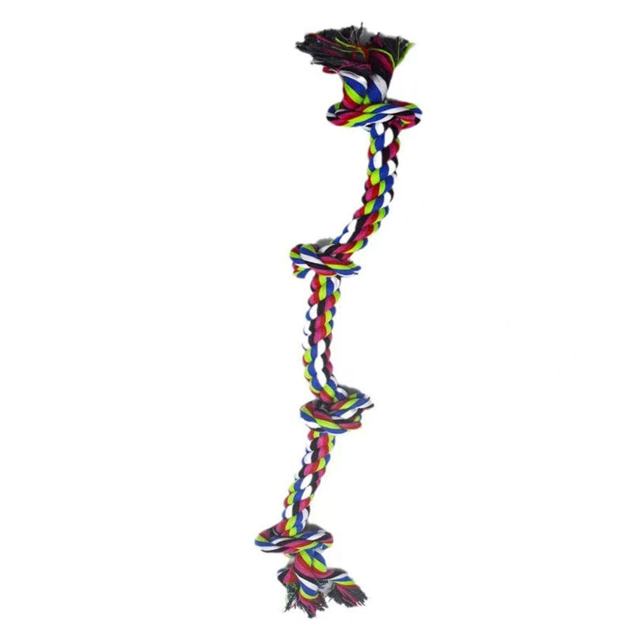 Heavy-Duty Rope Knot Dog Toys For Large Breeds Dental Health Chew And