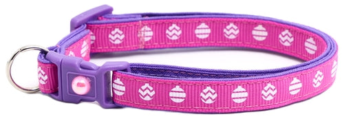 Christmas Ornaments on Pink Cat Collar