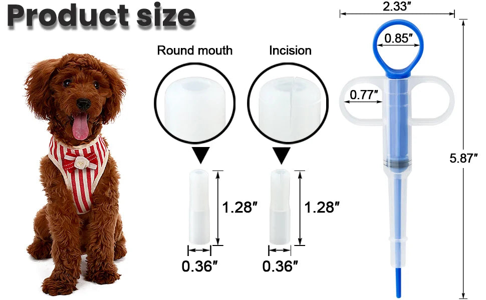 Pet Medicine Feeder, Silicone Syringe