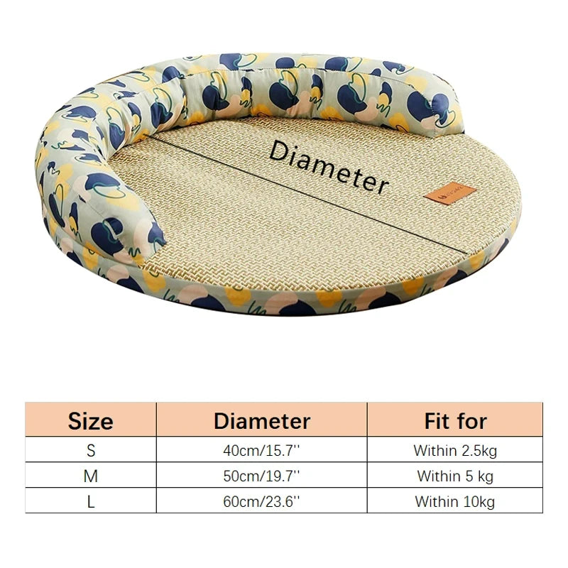 Summer Pet Dog Bed for Small Medium Dogs