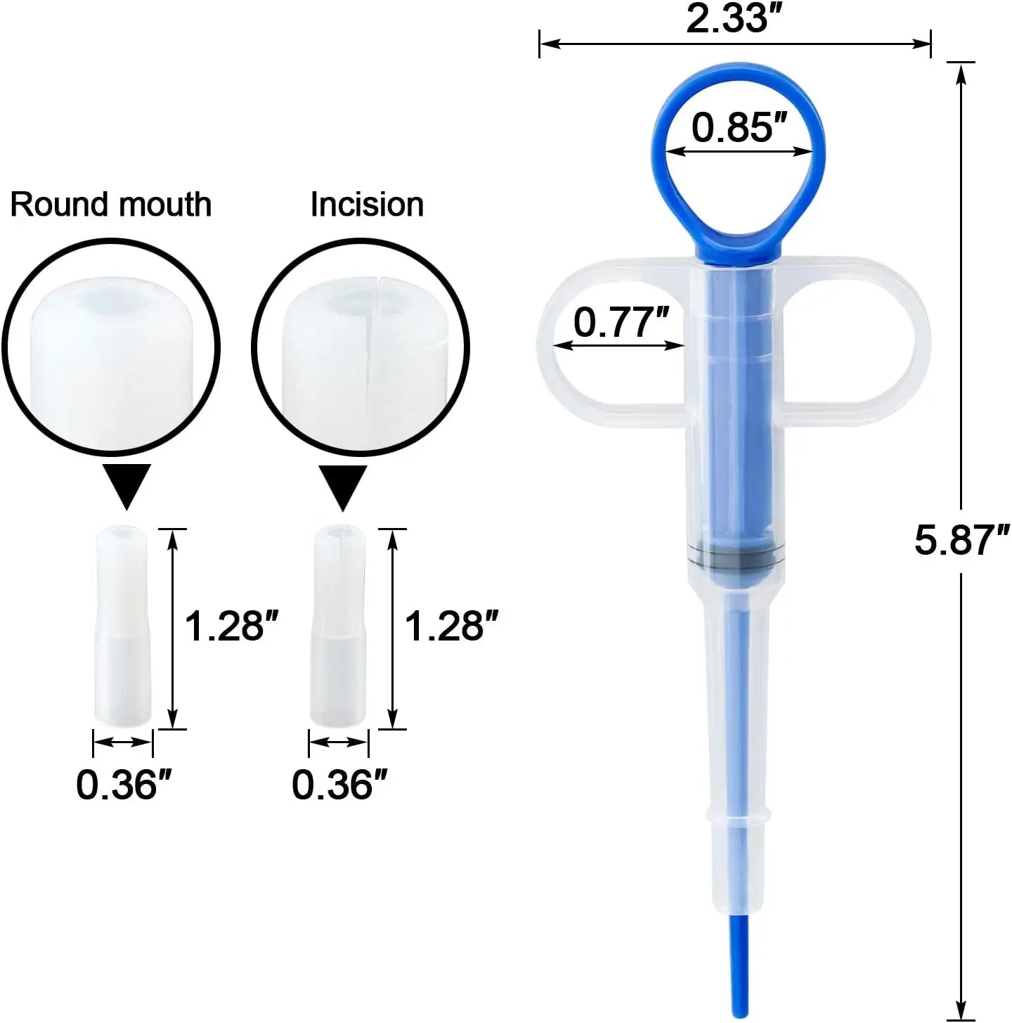 Pet Medicine Feeder, Silicone Syringe