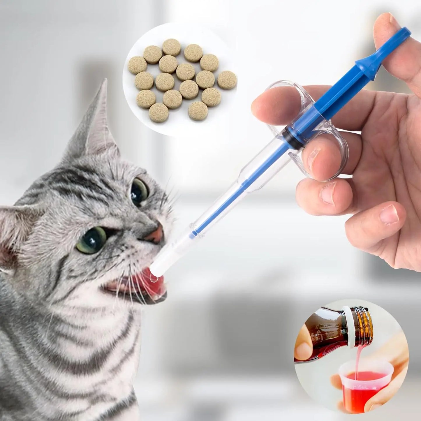 Pet Medicine Feeder, Silicone Syringe