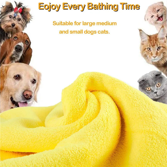 Pet Bath Towel Soft Microfiber