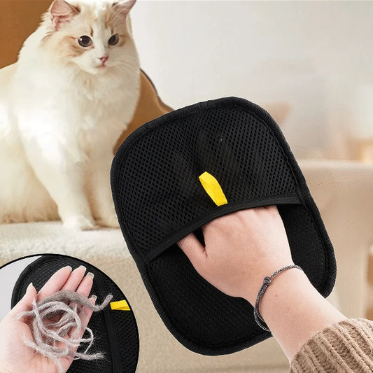 Pet Grooming Gloves Static Dedusting Brush