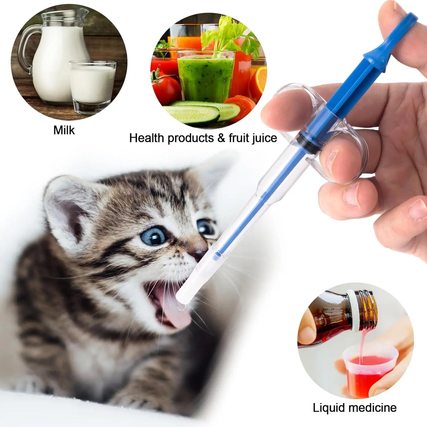 Pet Medicine Feeder, Silicone Syringe
