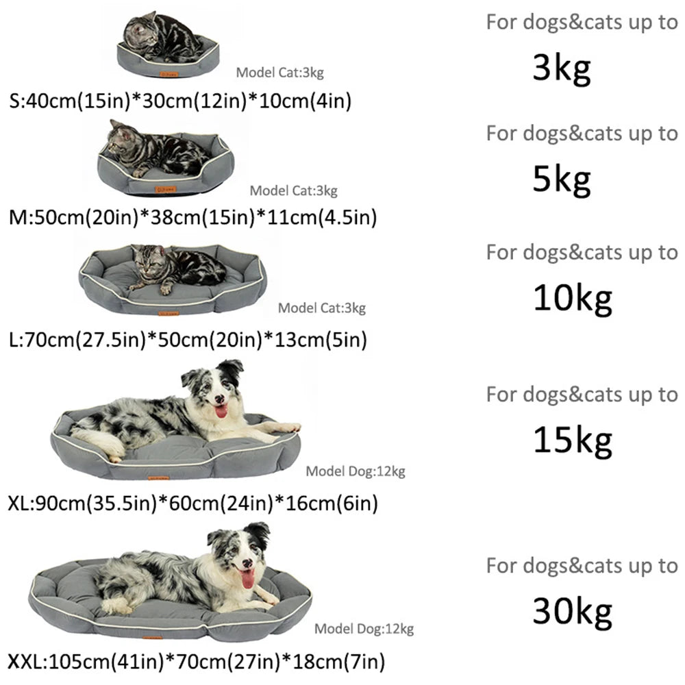 Thickened Dog Sofa Breathable pet Bed