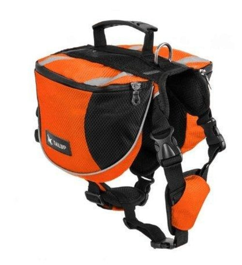 Adventure Paws Pet Harness With Built-In Backpack