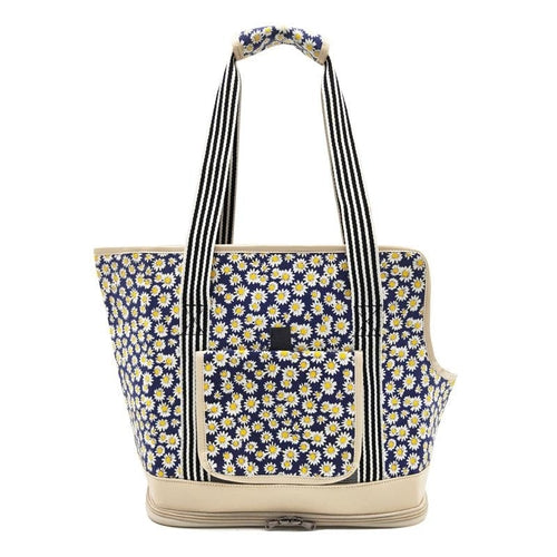 Portable Pet Travel Shoulder Bag With Breathable Mesh - Stylish And