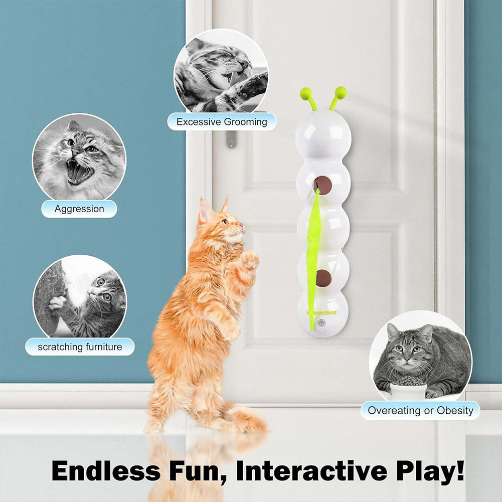 Teasing Cat Toy Automatic Pes Toy With Tail Motion Activated Kitten