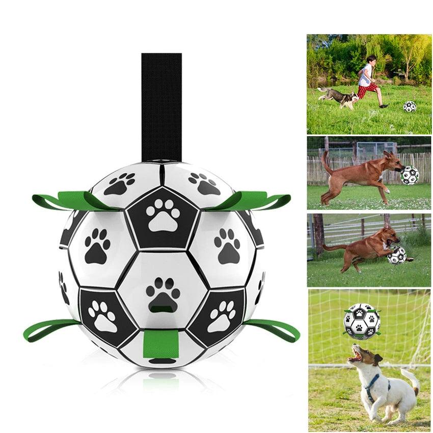 Interactive Dog Soccer Ball: Durable, Soft, And Engaging Pet Toy