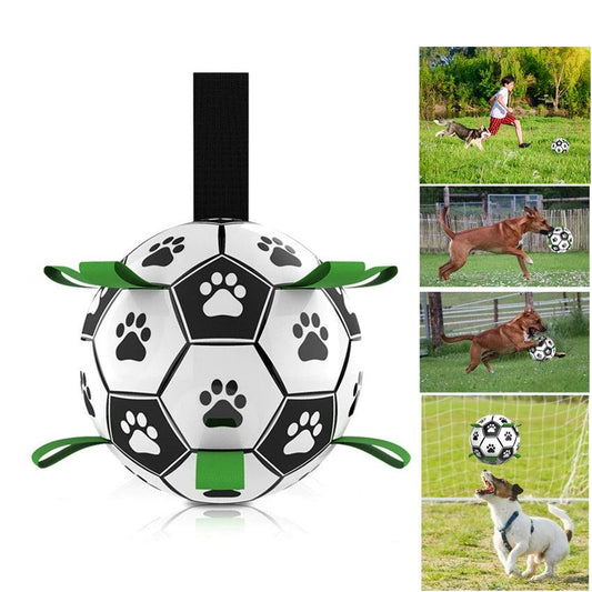 Interactive Dog Soccer Ball: Durable, Soft, And Engaging Pet Toy