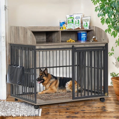 the wooden kennel kennel is suitable for large