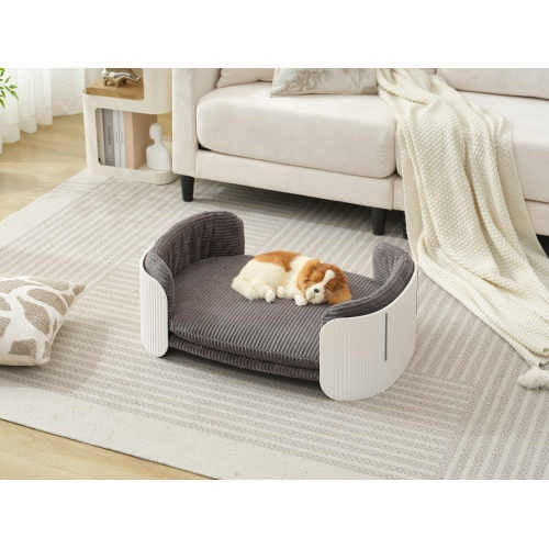 Scandinavian Style Cat Couch Bed, Pet Sofa For Indoor Cats PP Indoor