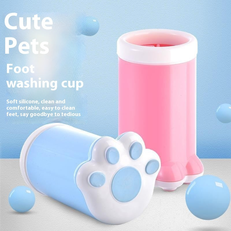 Dog Cleaning And Beauty Tools Portable Pets Dog's Paw Large Silicone