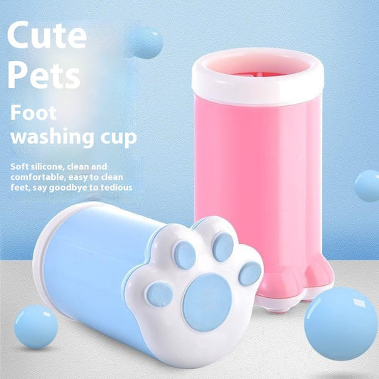 Dog Cleaning And Beauty Tools Portable Pets Dog's Paw Large Silicone