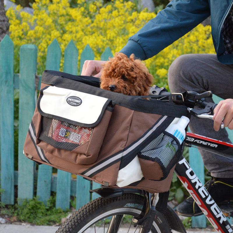 Bikepaws Pet Traveler: Removable Front Bicycle Carrier For Small Cats