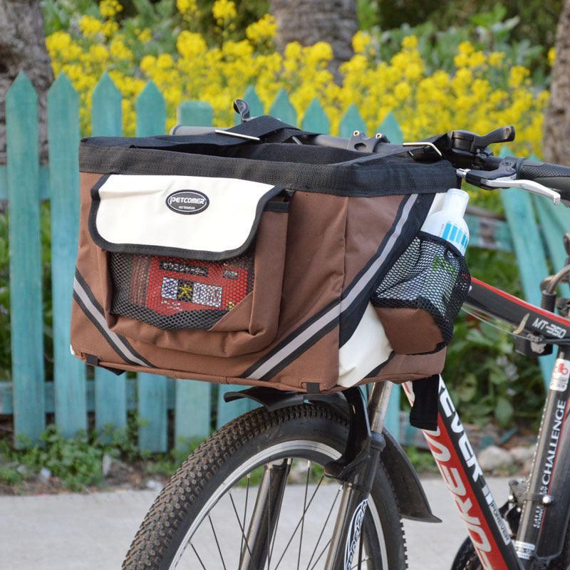 Bikepaws Pet Traveler: Removable Front Bicycle Carrier For Small Cats