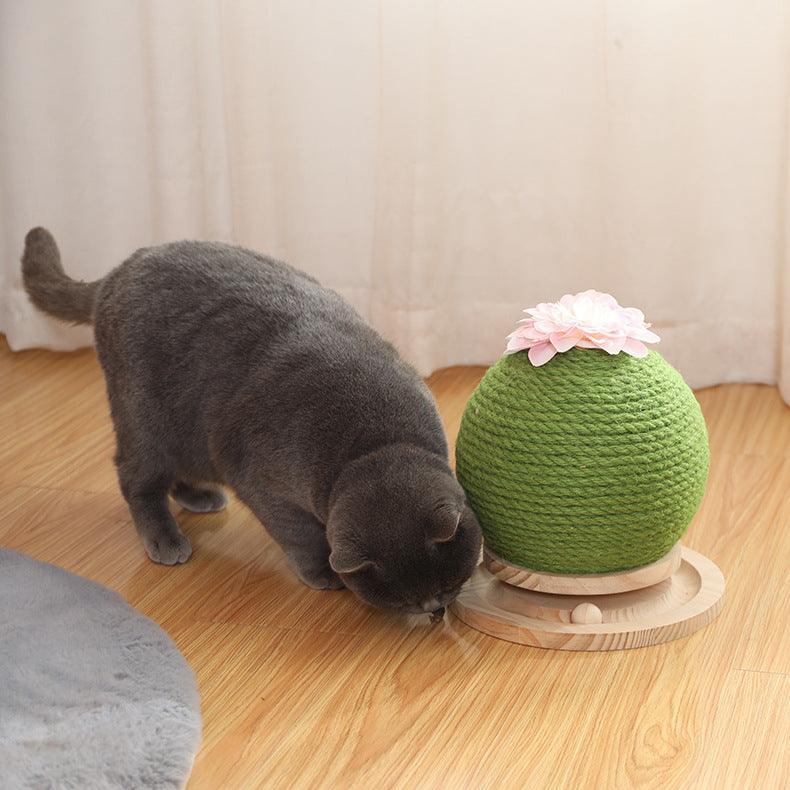 Cactus Paw-Purrfect Cat Grinding Toy