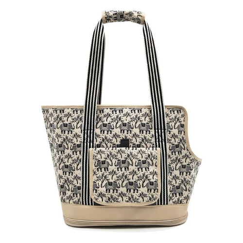 Portable Pet Travel Shoulder Bag With Breathable Mesh - Stylish And