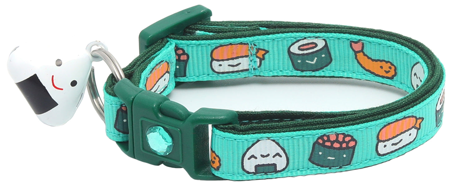 Sushi Rolls Breakaway Cat Collar