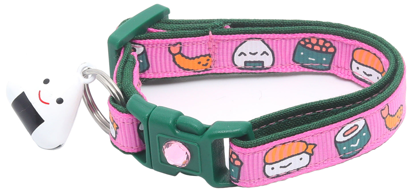 Sushi Rolls Breakaway Cat Collar