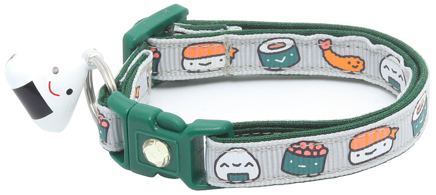 Sushi Rolls Breakaway Cat Collar